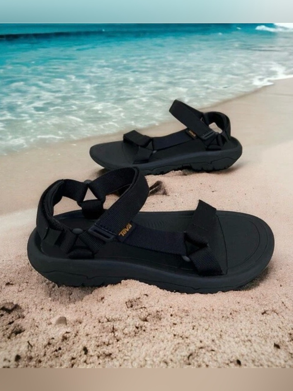 NEW Teva Men’s 1019234 Hurricane XLT2 Strap Sport Outdoors Sandals Black Size 9